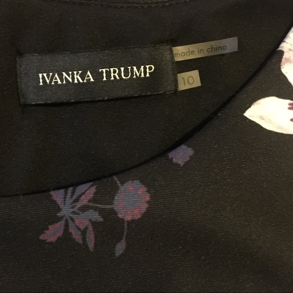 Black and purple floral dress - Picture 4 of 4